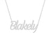 Gold Name Necklace - Blakely