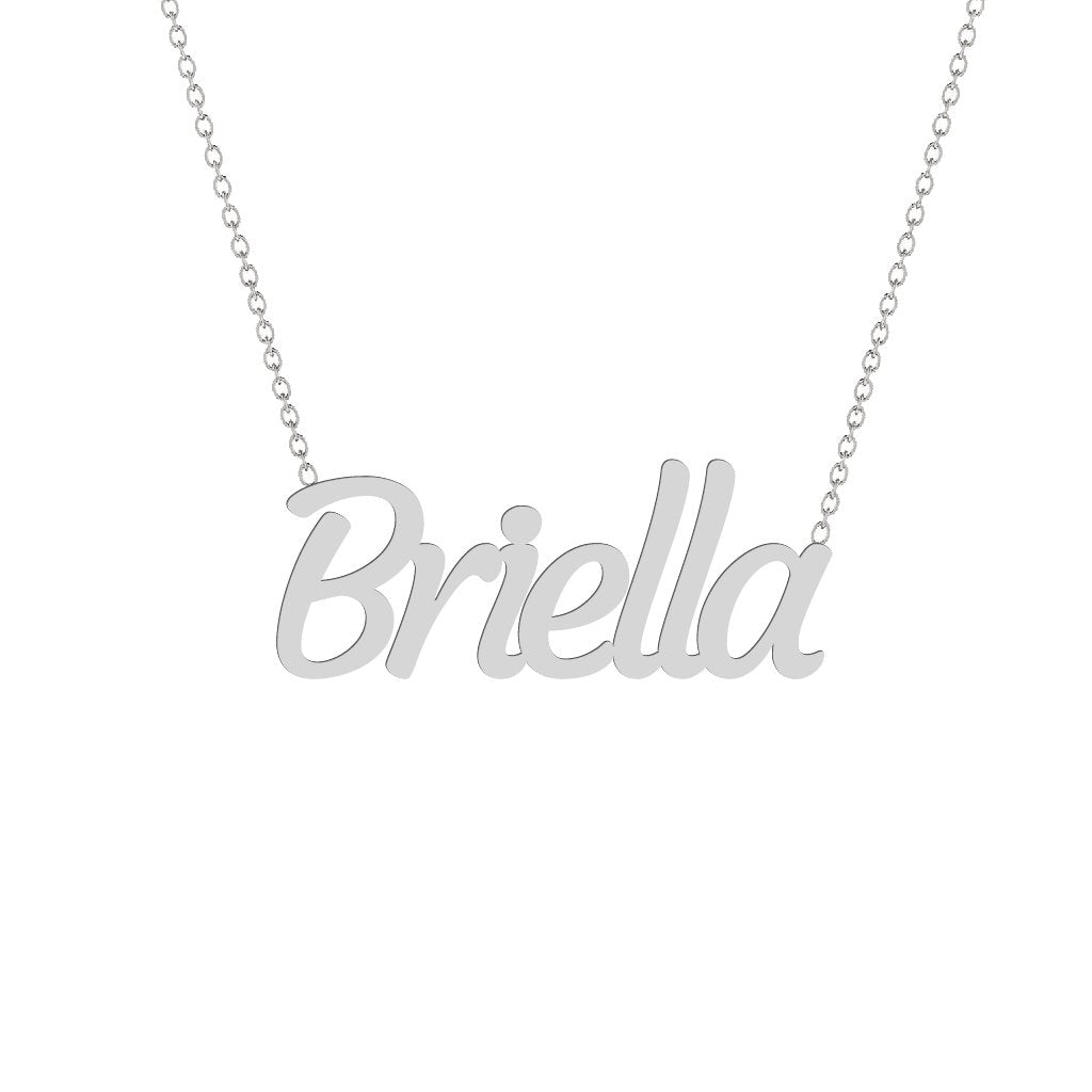 Gold Name Necklace - Briella