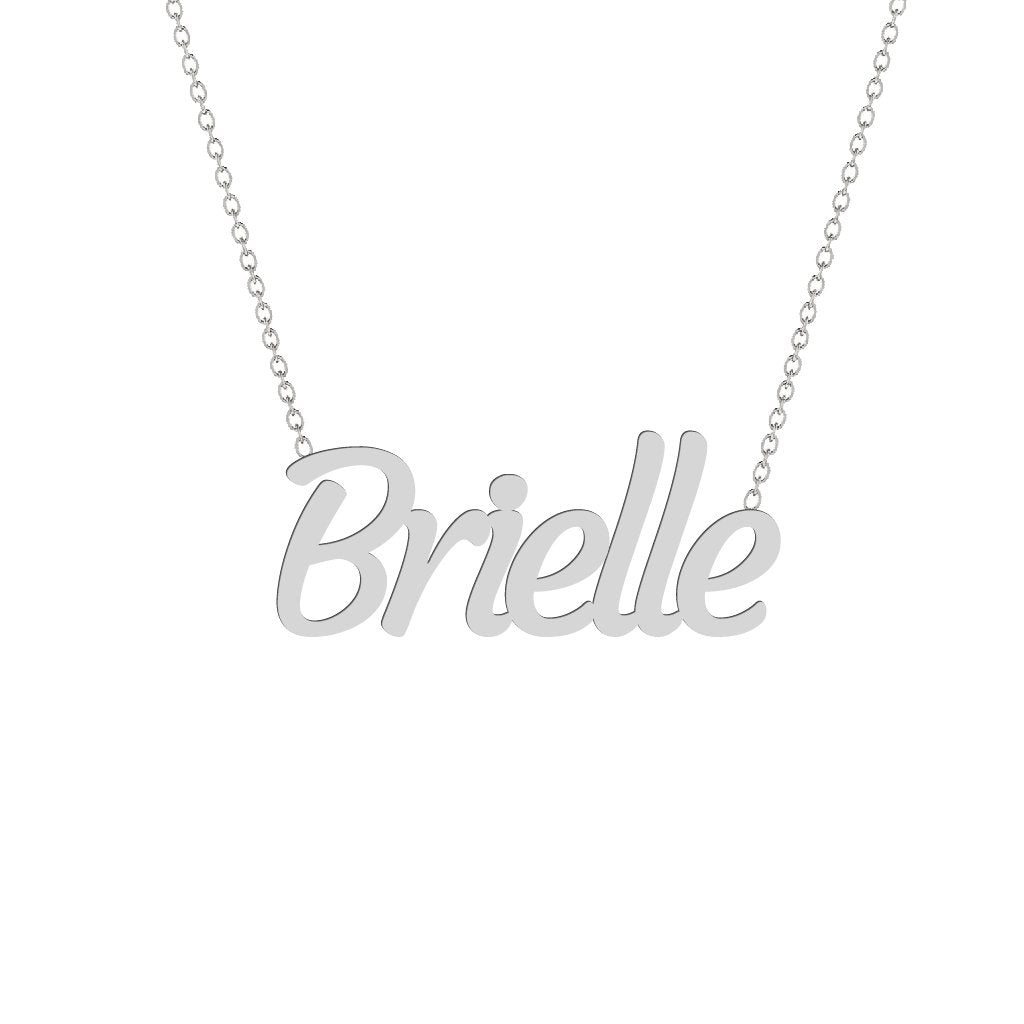 Gold Name Necklace - Brielle