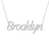 Gold Name Necklace - Brooklyn
