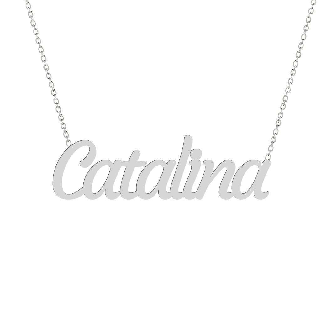 Gold Name Necklace - Catalina