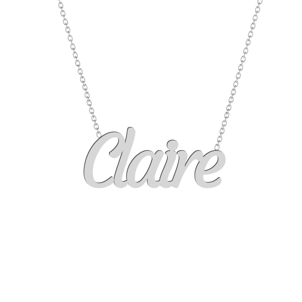 Gold Name Necklace - Claire