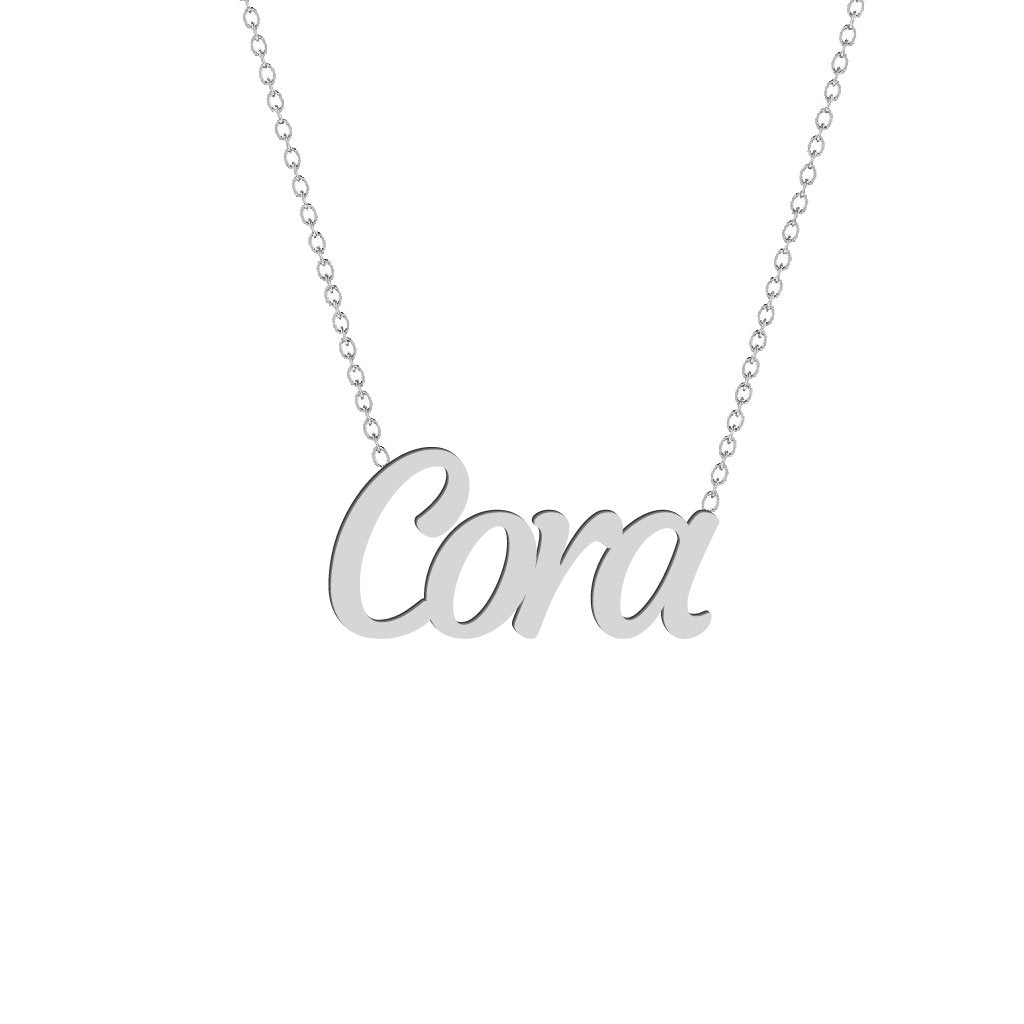 Gold Name Necklace - Cora
