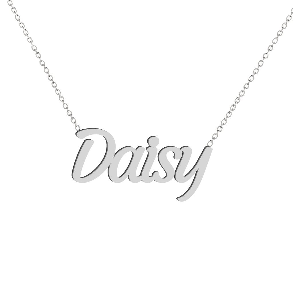 Gold Name Necklace - Daisy