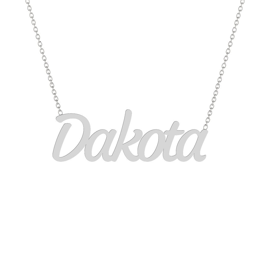 Gold Name Necklace - Dakota