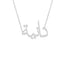 Gold Name Necklace - Dania - دانية