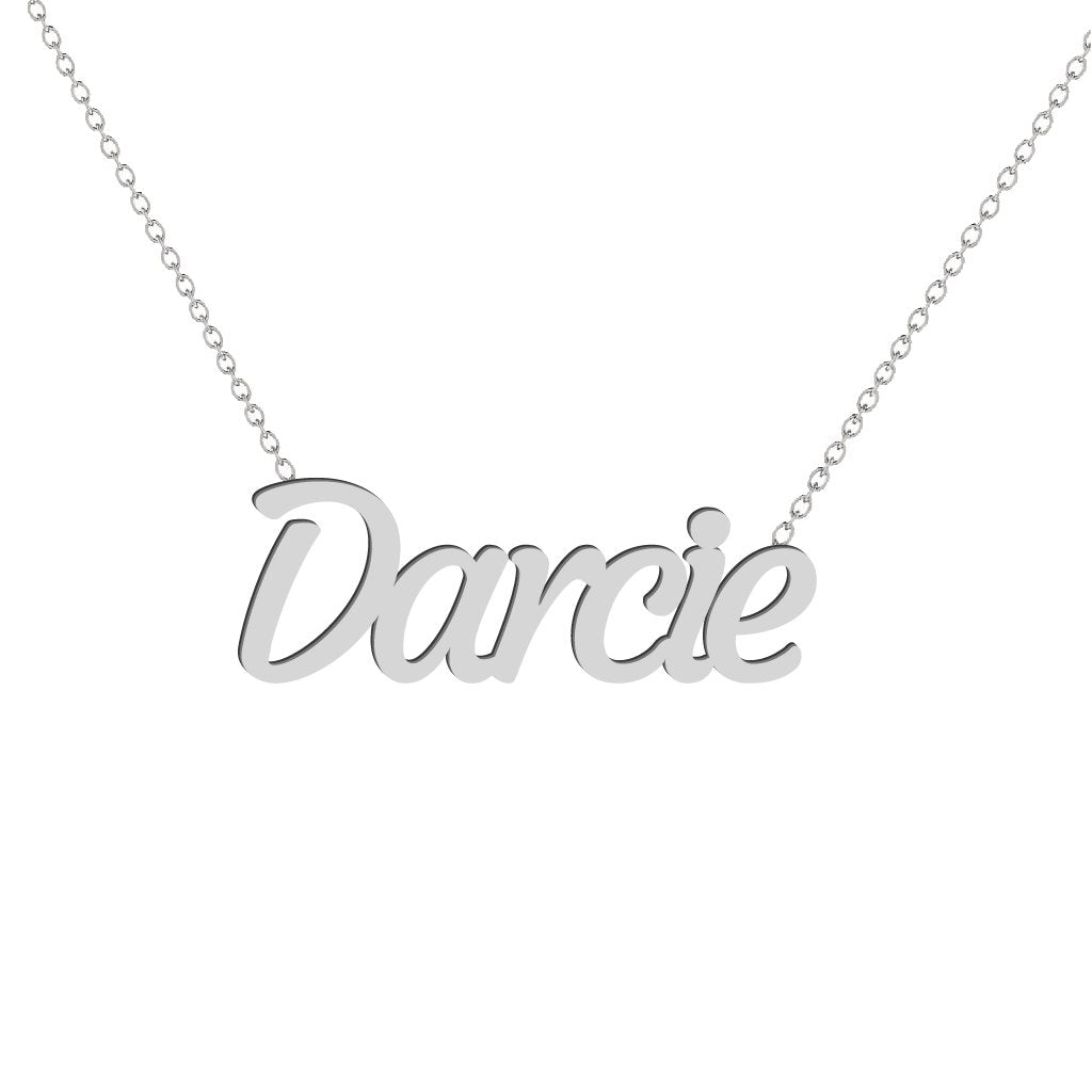 Gold Name Necklace - Darcie