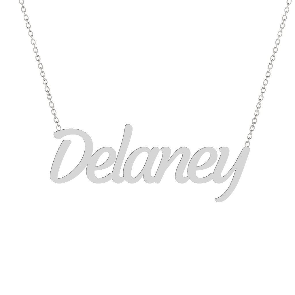 Gold Name Necklace - Delaney