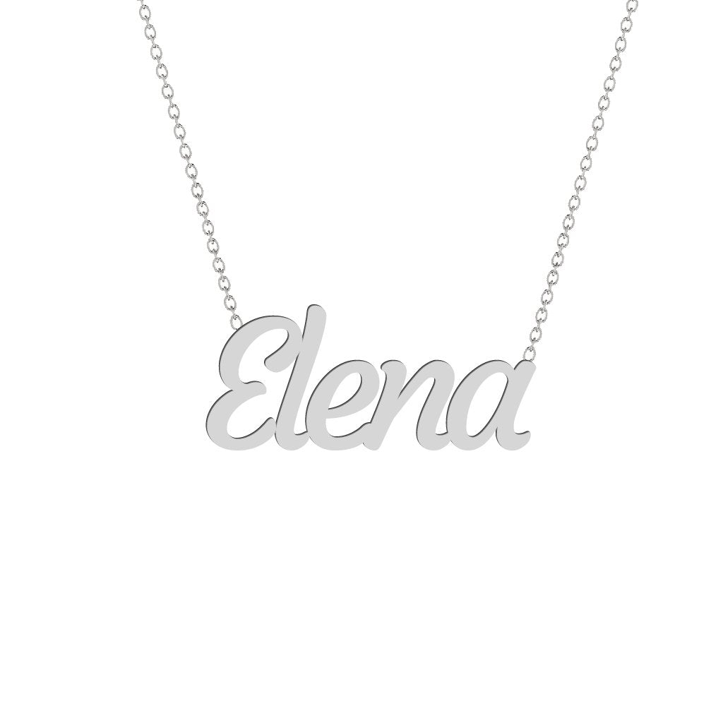 Gold Name Necklace - Elena