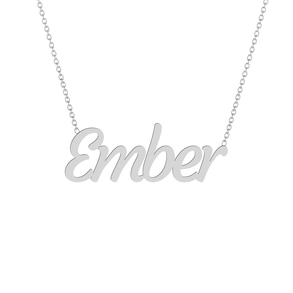 Gold Name Necklace - Ember