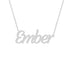 Gold Name Necklace - Ember