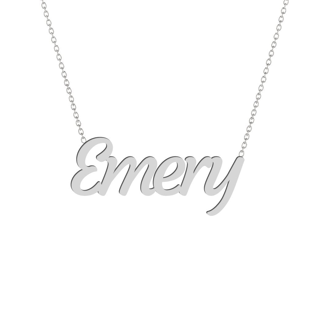 Gold Name Necklace - Emery