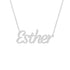 Gold Name Necklace - Esther