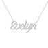 Gold Name Necklace - Evelyn