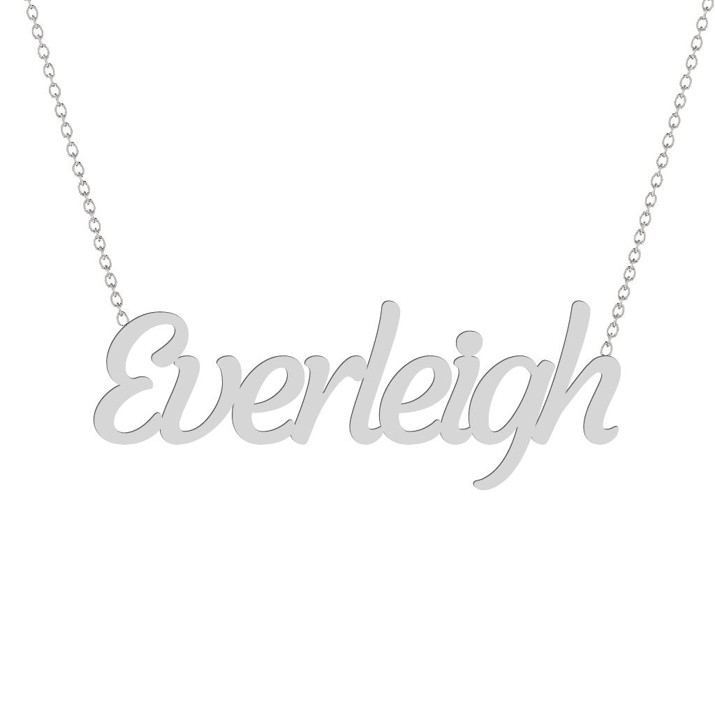 Gold Name Necklace - Everleigh