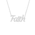 Gold Name Necklace - Faith