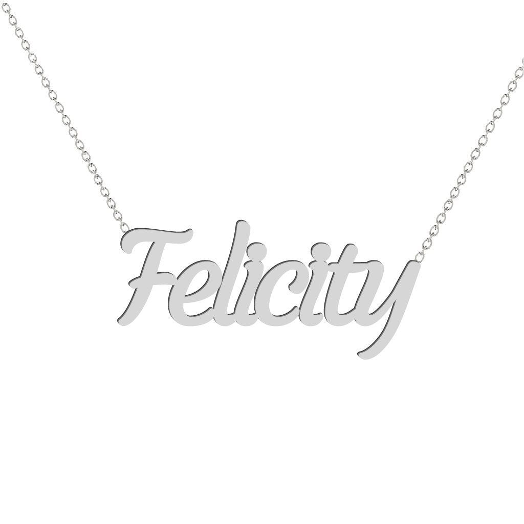 Gold Name Necklace - Felicity