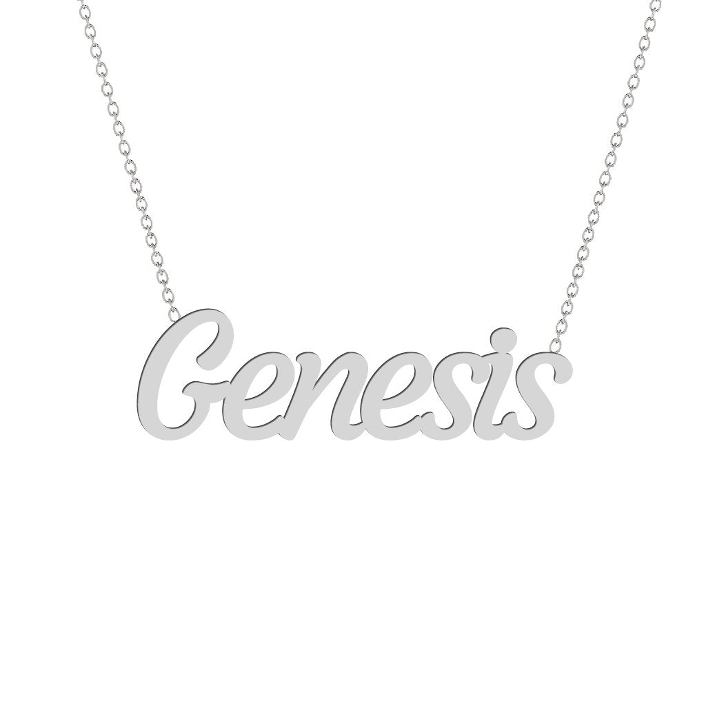 Gold Name Necklace - Genesis
