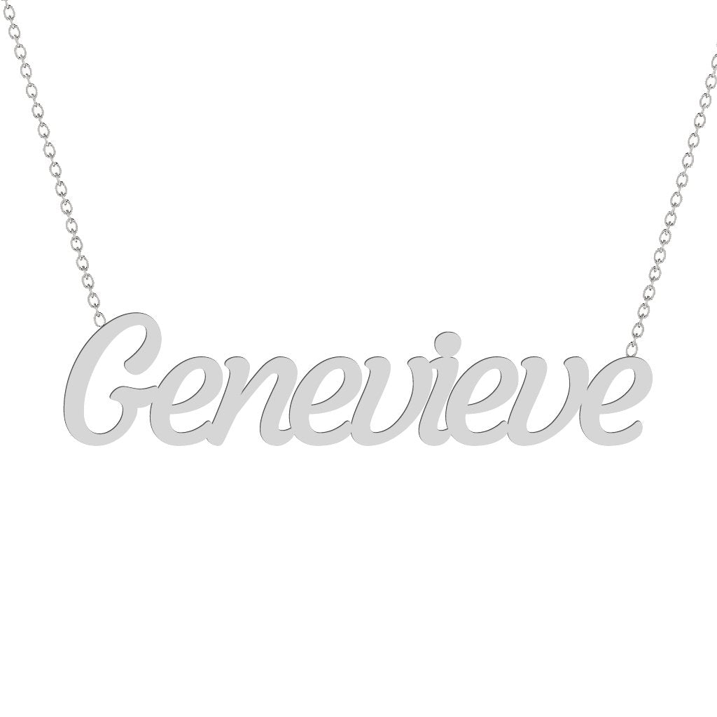 Gold Name Necklace - Genevieve
