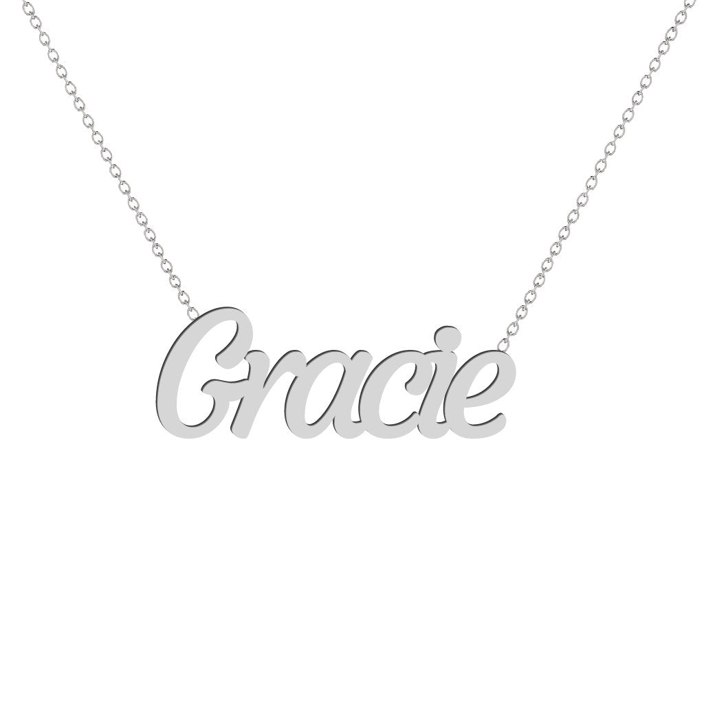 Gold Name Necklace - Gracie