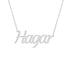 Gold Name Necklace - Hagar