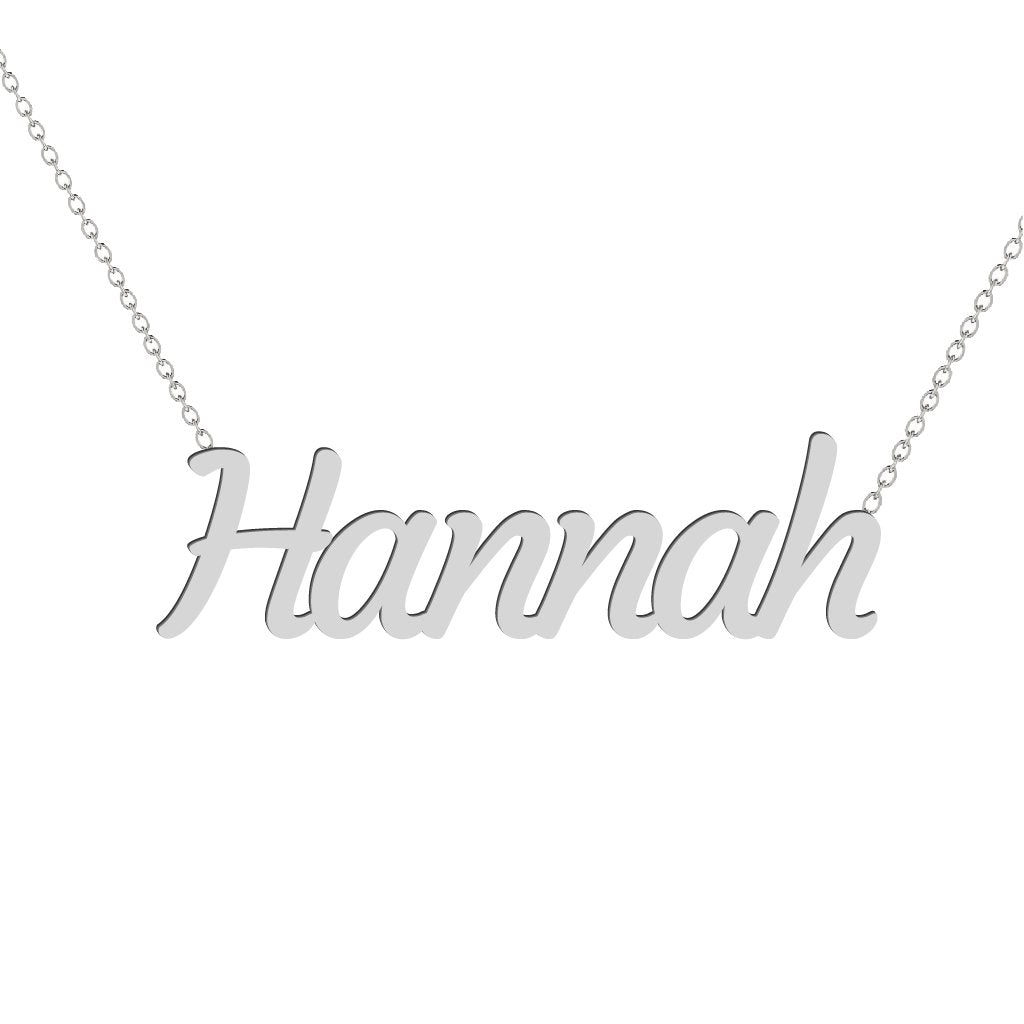 Gold Name Necklace - Hannah