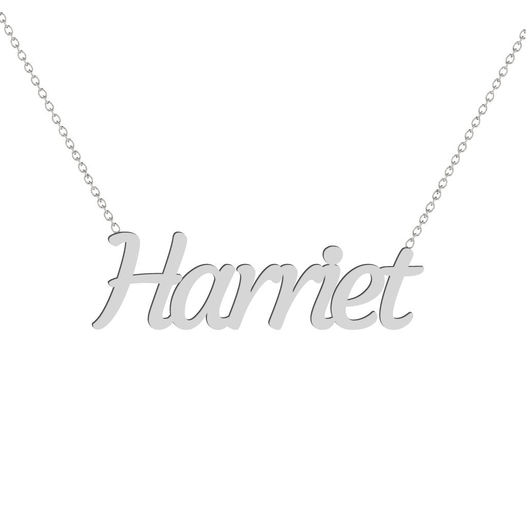 Gold Name Necklace - Harriet
