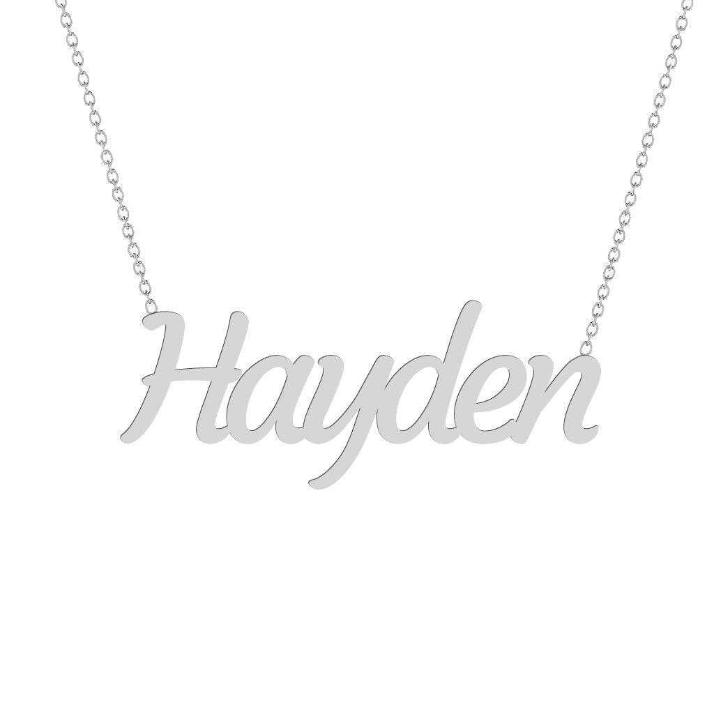 Gold Name Necklace - Hayden