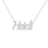 Gold Name Necklace - Heidi