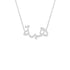 Gold Name Necklace - Hiba - هبة