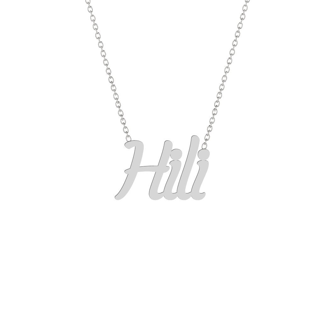 Gold Name Necklace - Hili