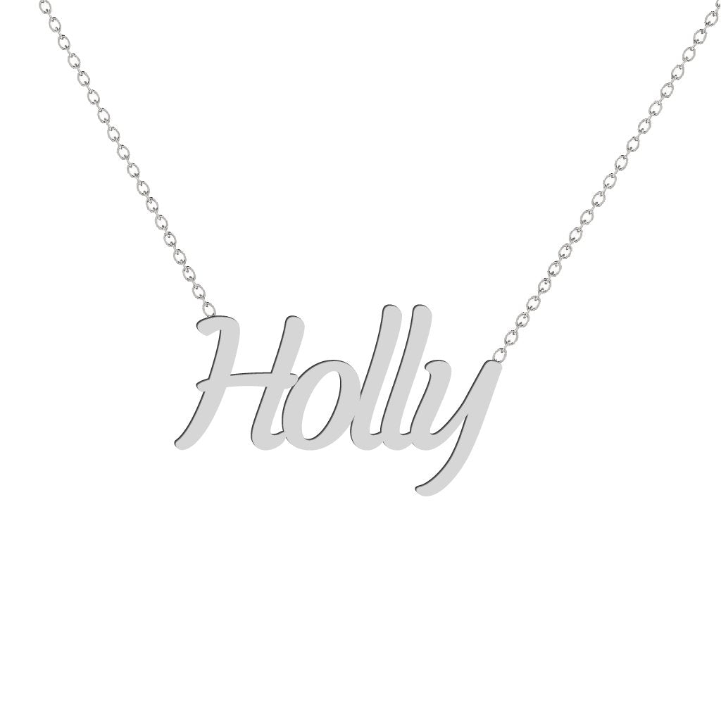 Gold Name Necklace - Holly