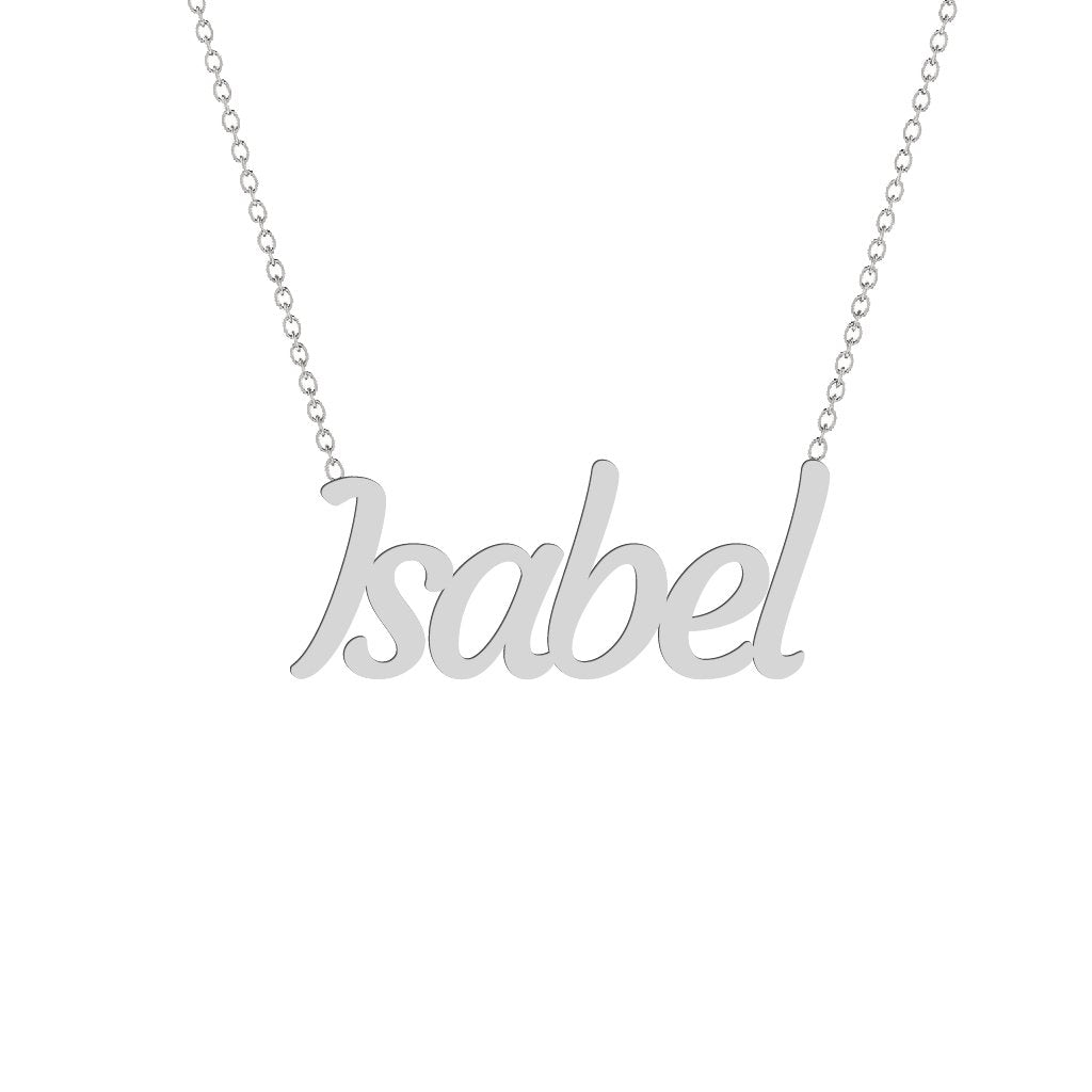 Gold Name Necklace - Isabel