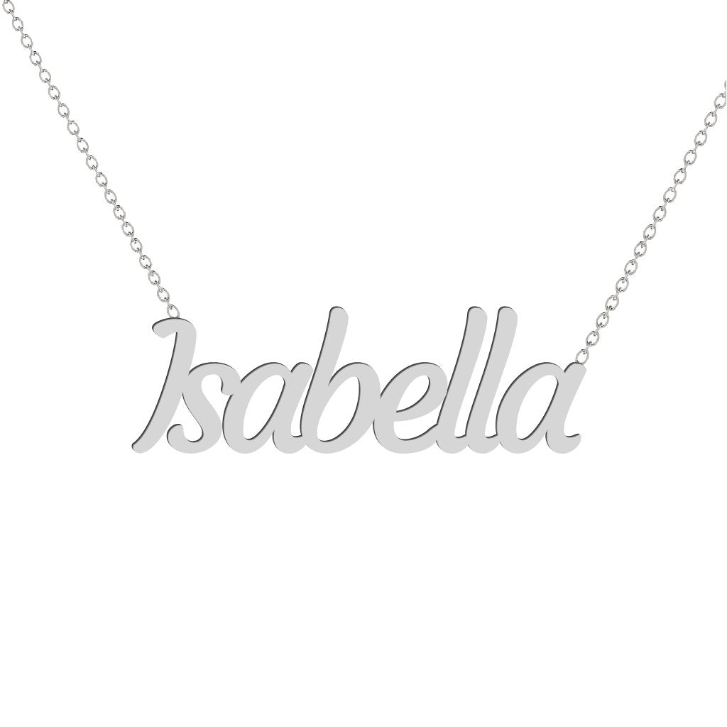 Gold Name Necklace - Isabella