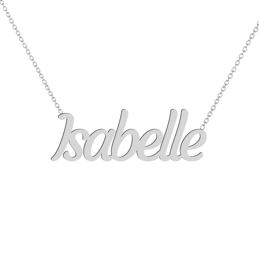 Gold Name Necklace - Isabelle