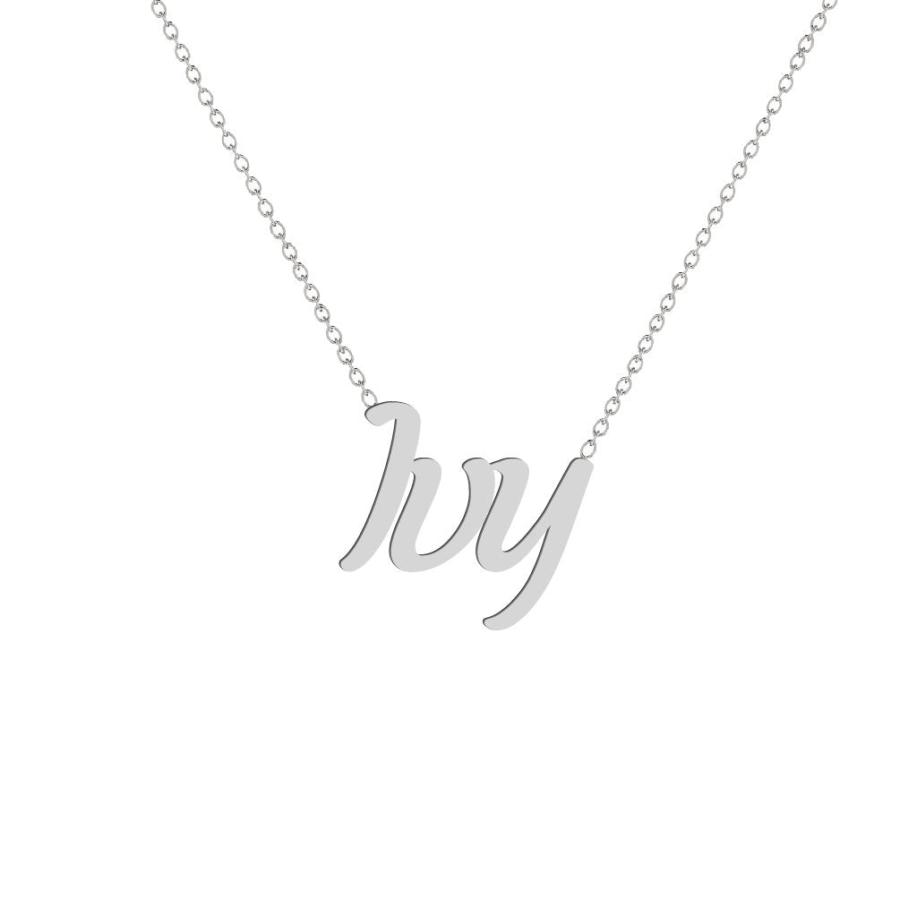 Gold Name Necklace - Ivy