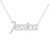 Gold Name Necklace – Jessica | 14K Solid Gold
