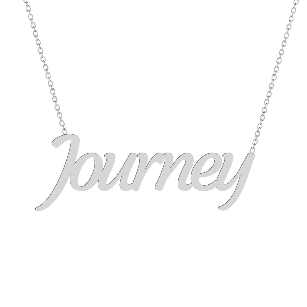 Gold Name Necklace - Journey