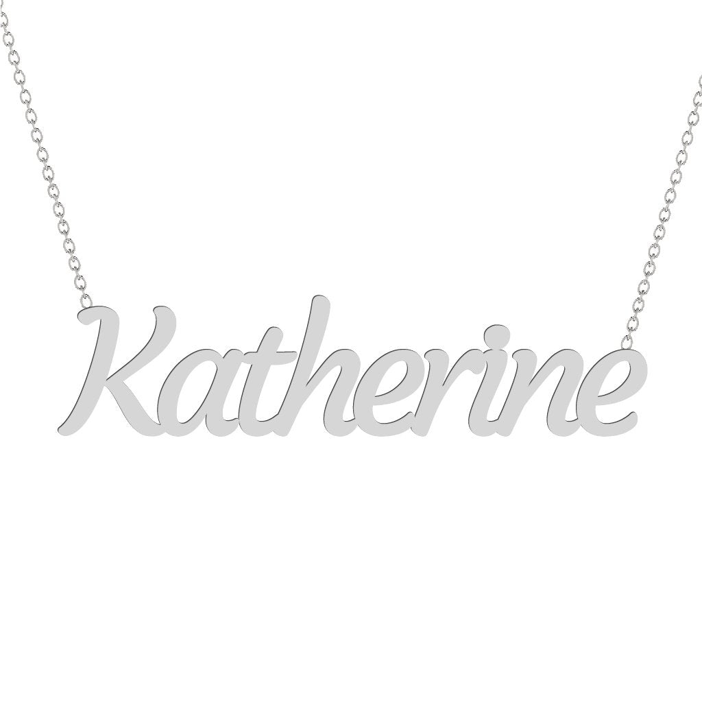 Gold Name Necklace - Katherine
