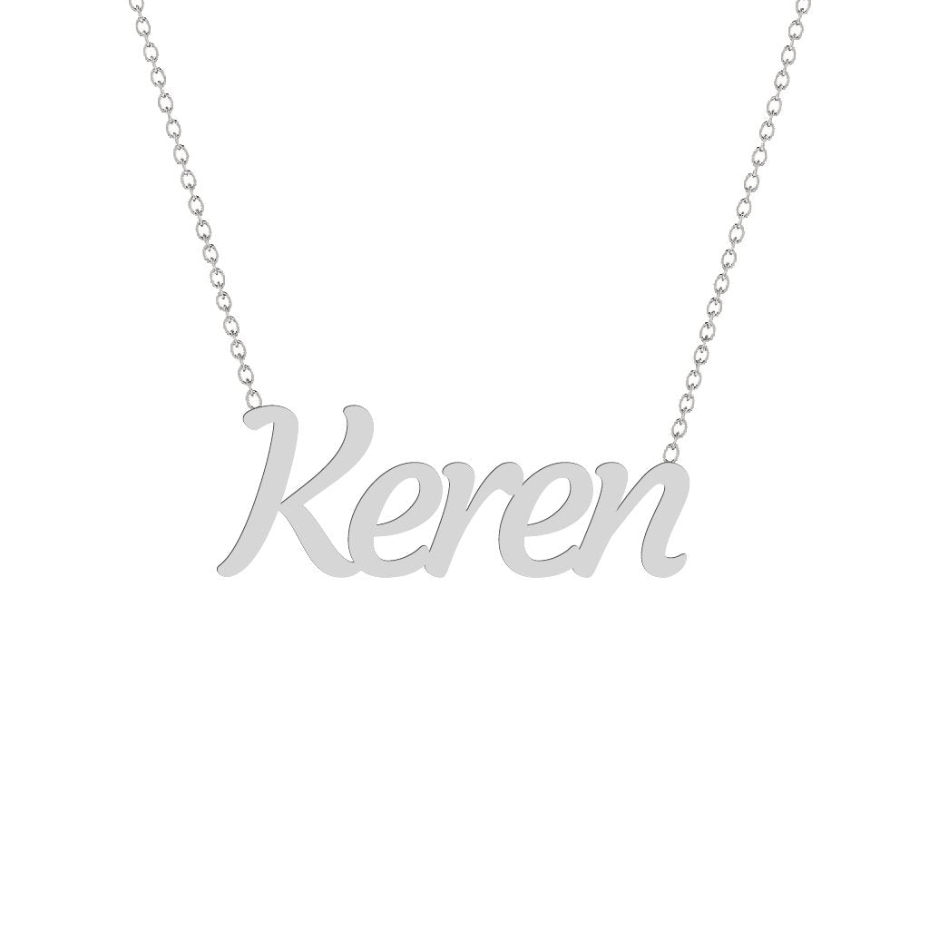 Gold Name Necklace - Keren