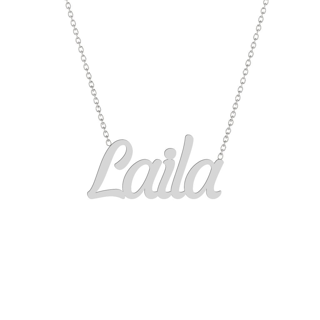 Gold Name Necklace - Laila