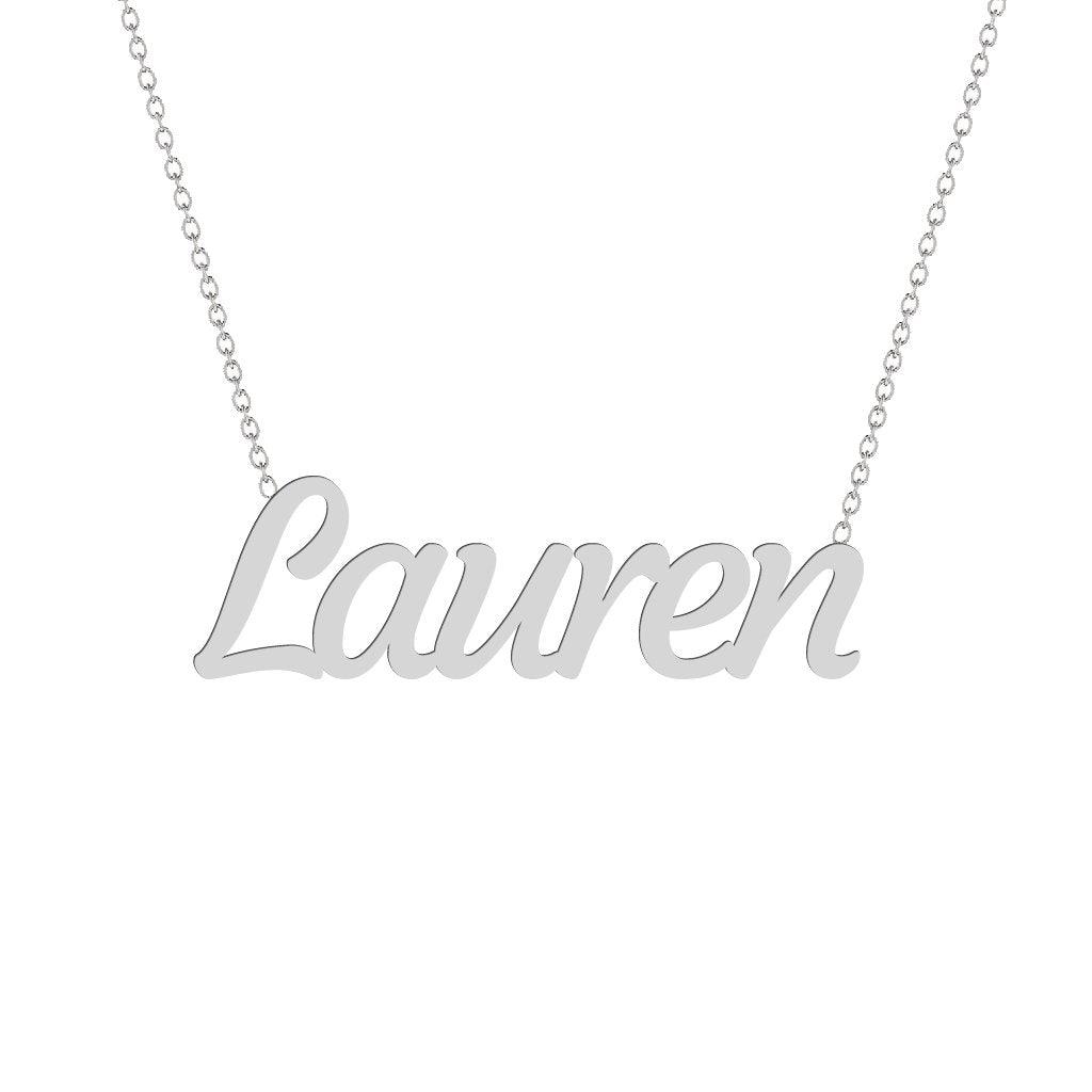 Gold Name Necklace - Lauren