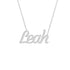 Gold Name Necklace - Leah
