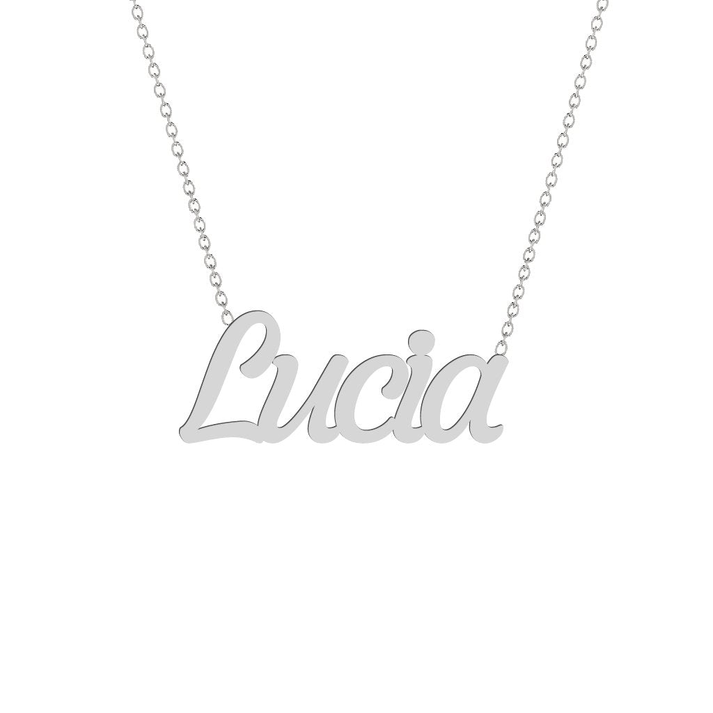 Gold Name Necklace - Lucia