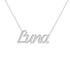 Gold Name Necklace - Luna