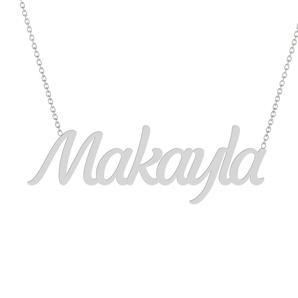Gold Name Necklace - Makayla