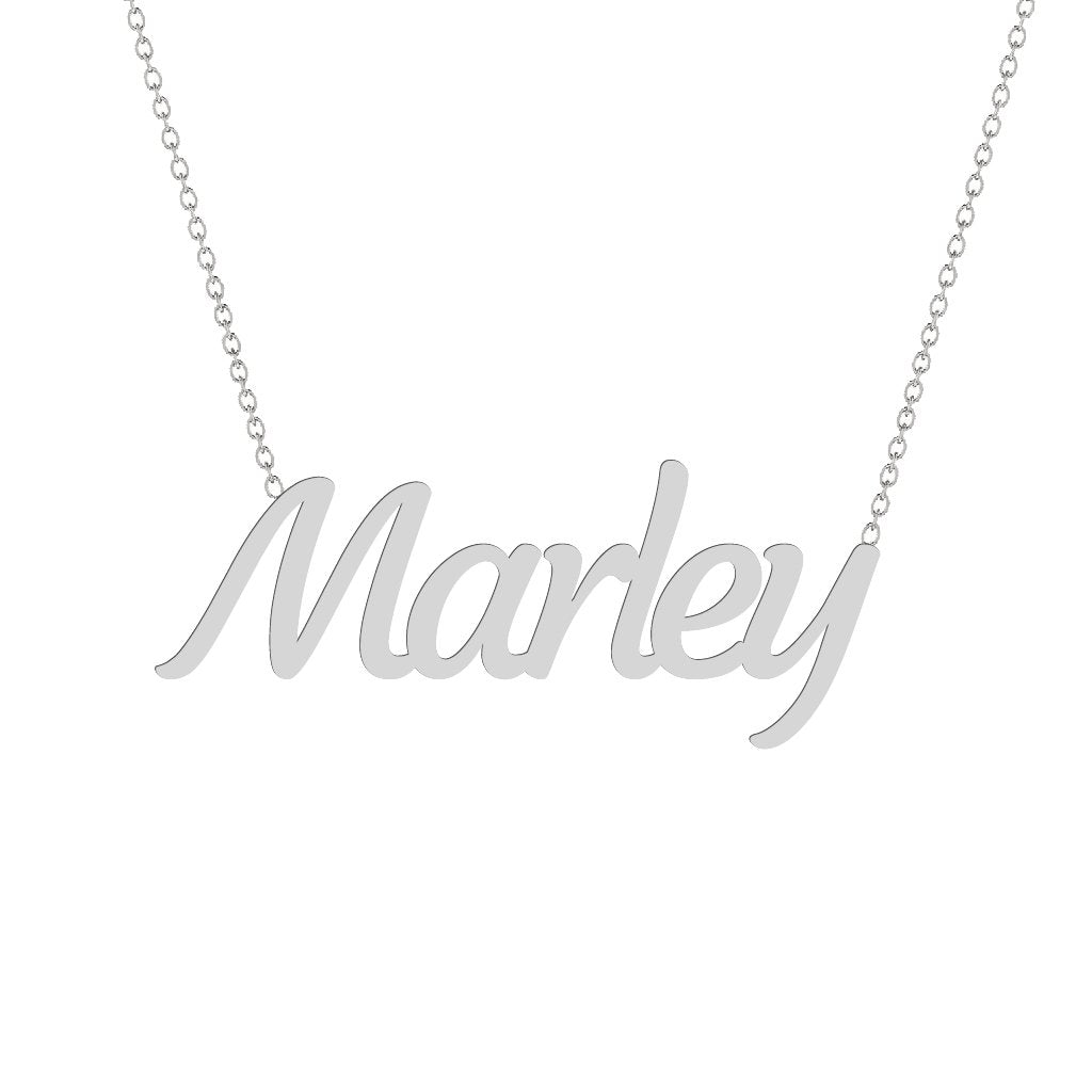 Gold Name Necklace - Marley