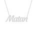 Gold Name Necklace - Matan