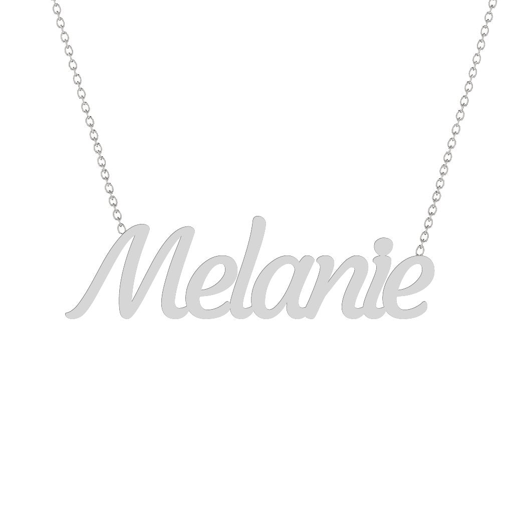 Gold Name Necklace - Melanie