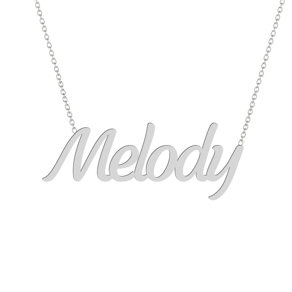 Gold Name Necklace - Melody